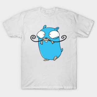 Twisty Mustache Gopher T-Shirt